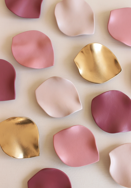 Studio life - testing out some new Farrow and Ball paint colour samples, Douter, Scallop and Reduced Green